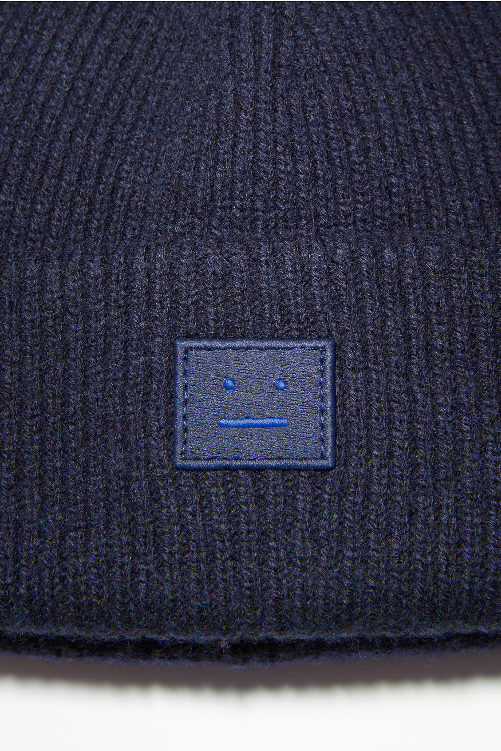 Small Ribbed Beanie Navy