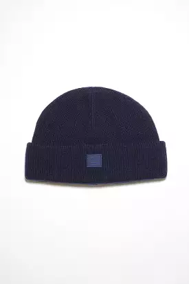 Small Ribbed Beanie Navy