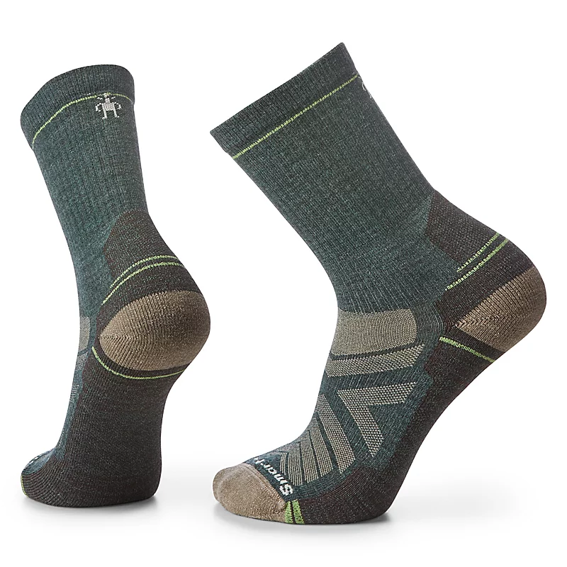 Smartwool Mens Hike Light Cushion Crew Socks- Dark Sage