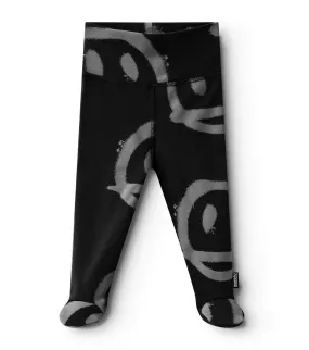 smiles footed leggings