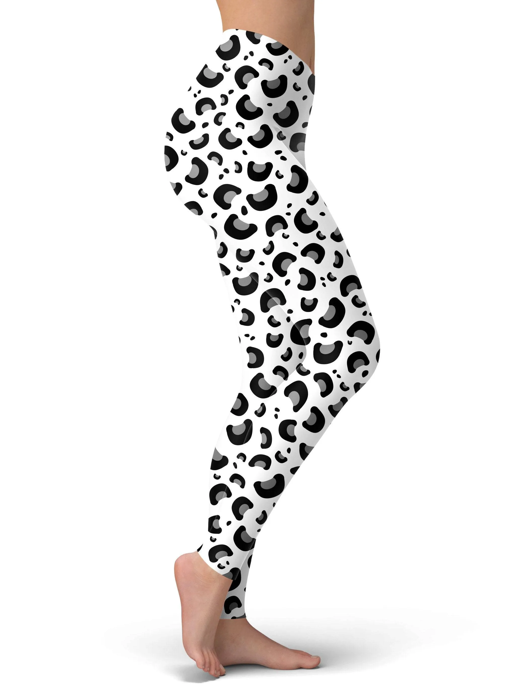 Snow Leopard Print Leggings