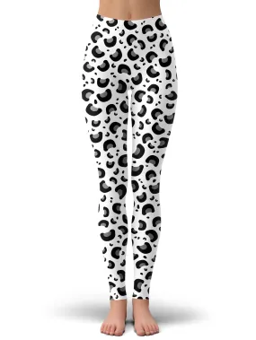 Snow Leopard Print Leggings