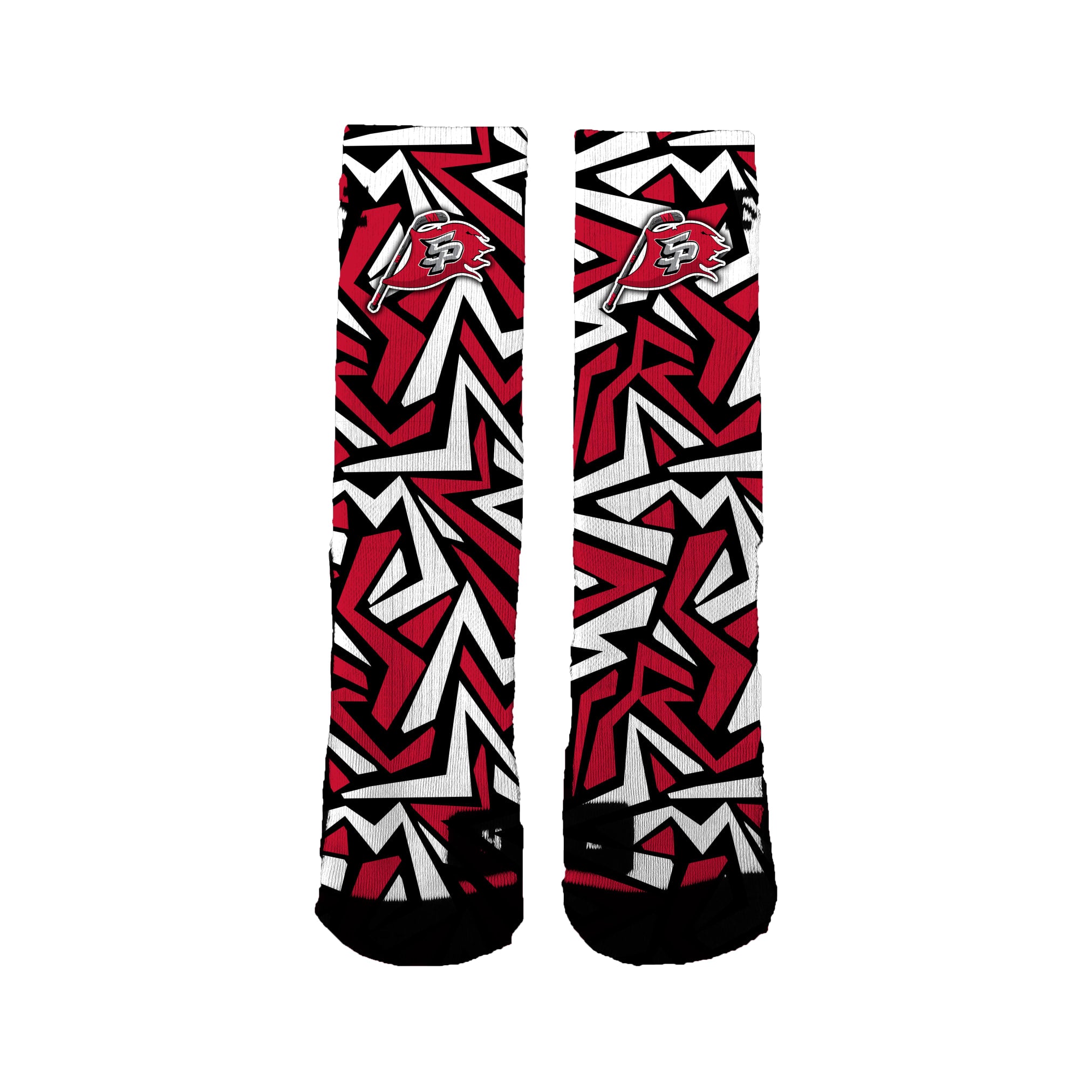 South Pittsburgh Rebellion Maze Socks