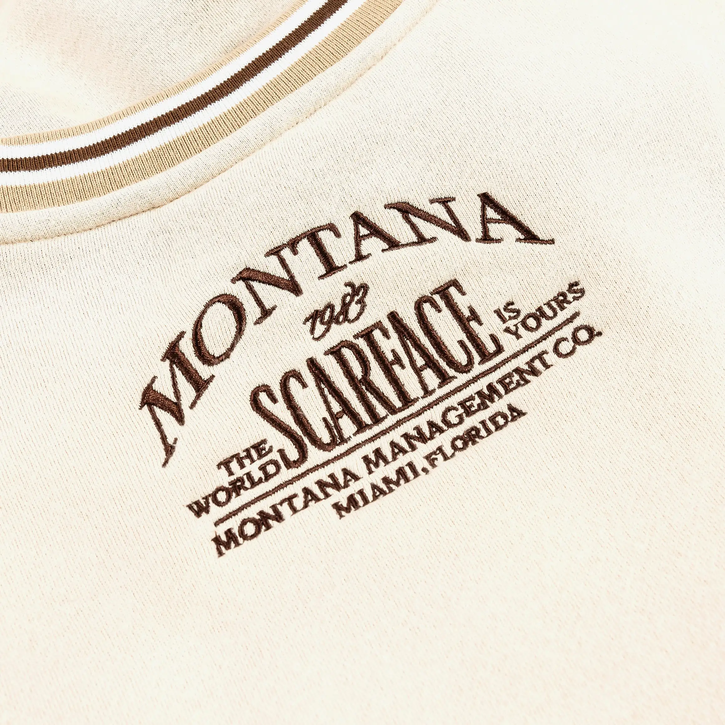 SP x Scarface Pullover Mens Crewneck (Beige)