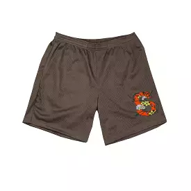 SRVL GARDEN SHORTS BROWN/ORANGE