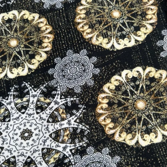 Steam Punk Snowflake Soft Leggings