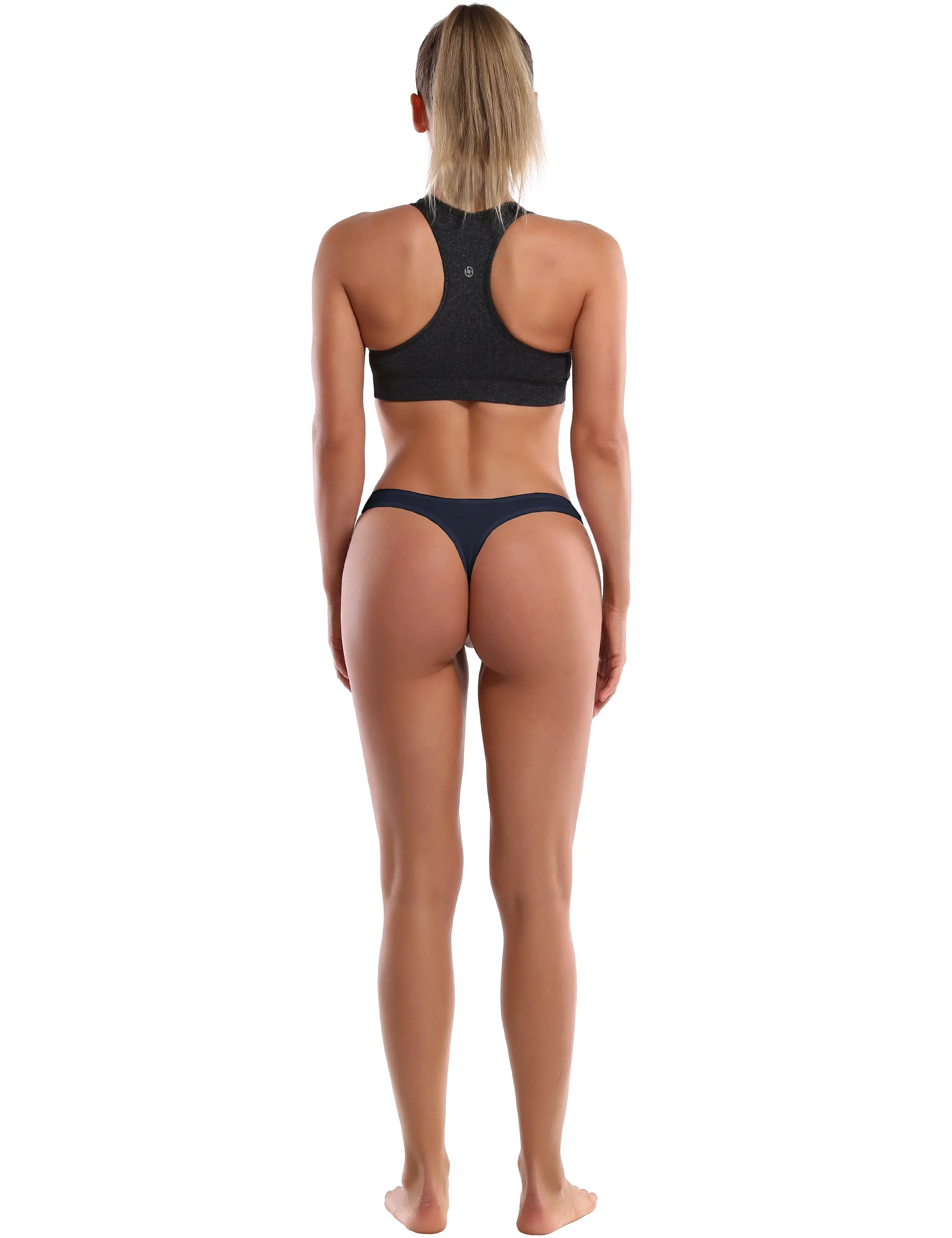 Super Soft Modal Sports Thongs underwear darknavy_yogastudio