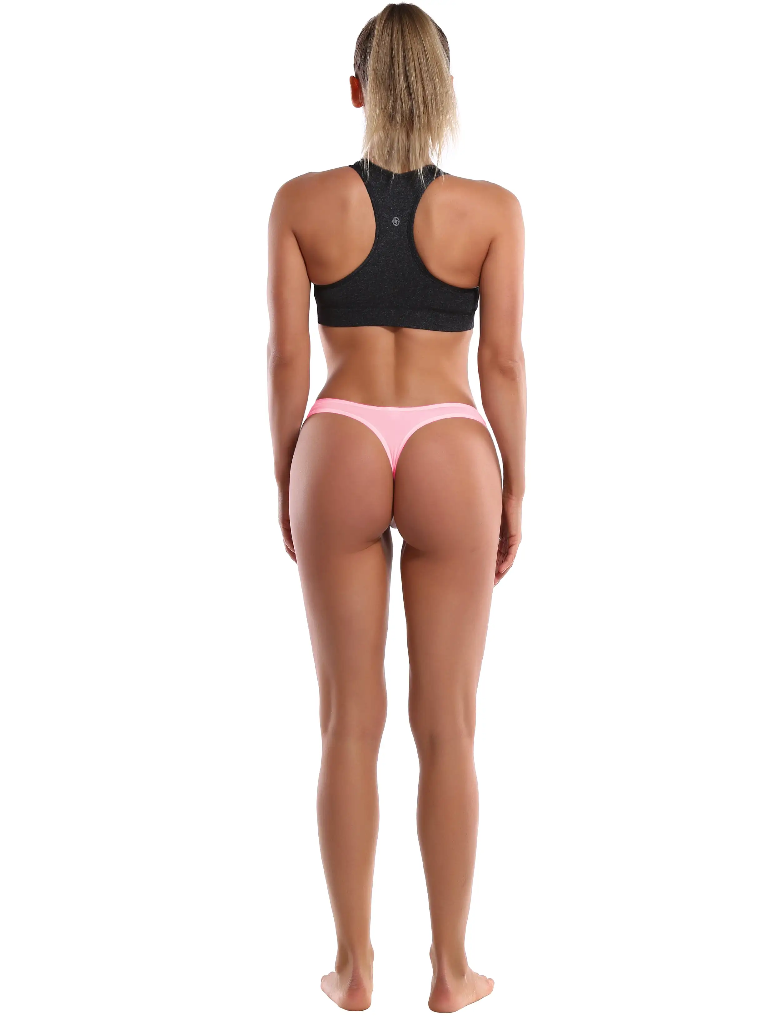 Super Soft Modal Sports Thongs underwear lightpink_yogastudio