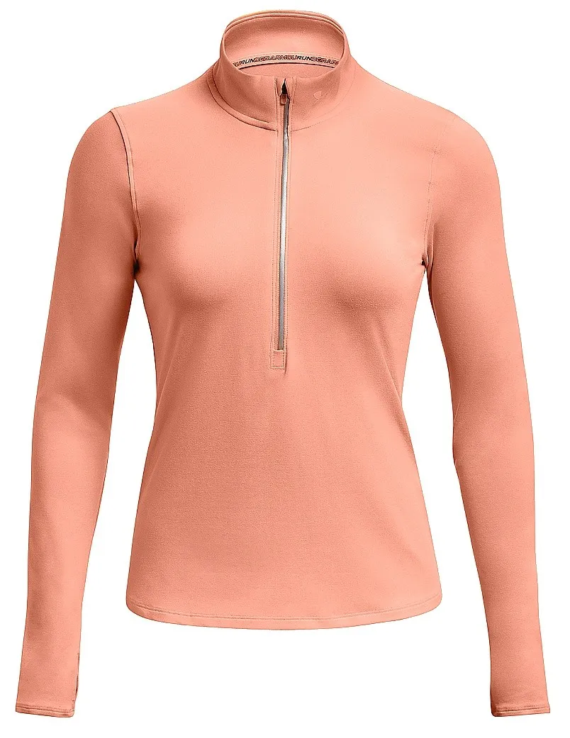 T-Shirt Under Armour Qualifier Run LS - Bubble Peach/Reflective - women´s