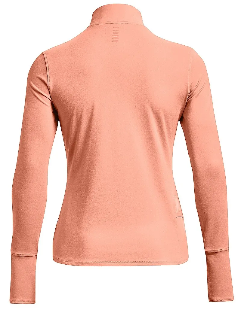 T-Shirt Under Armour Qualifier Run LS - Bubble Peach/Reflective - women´s