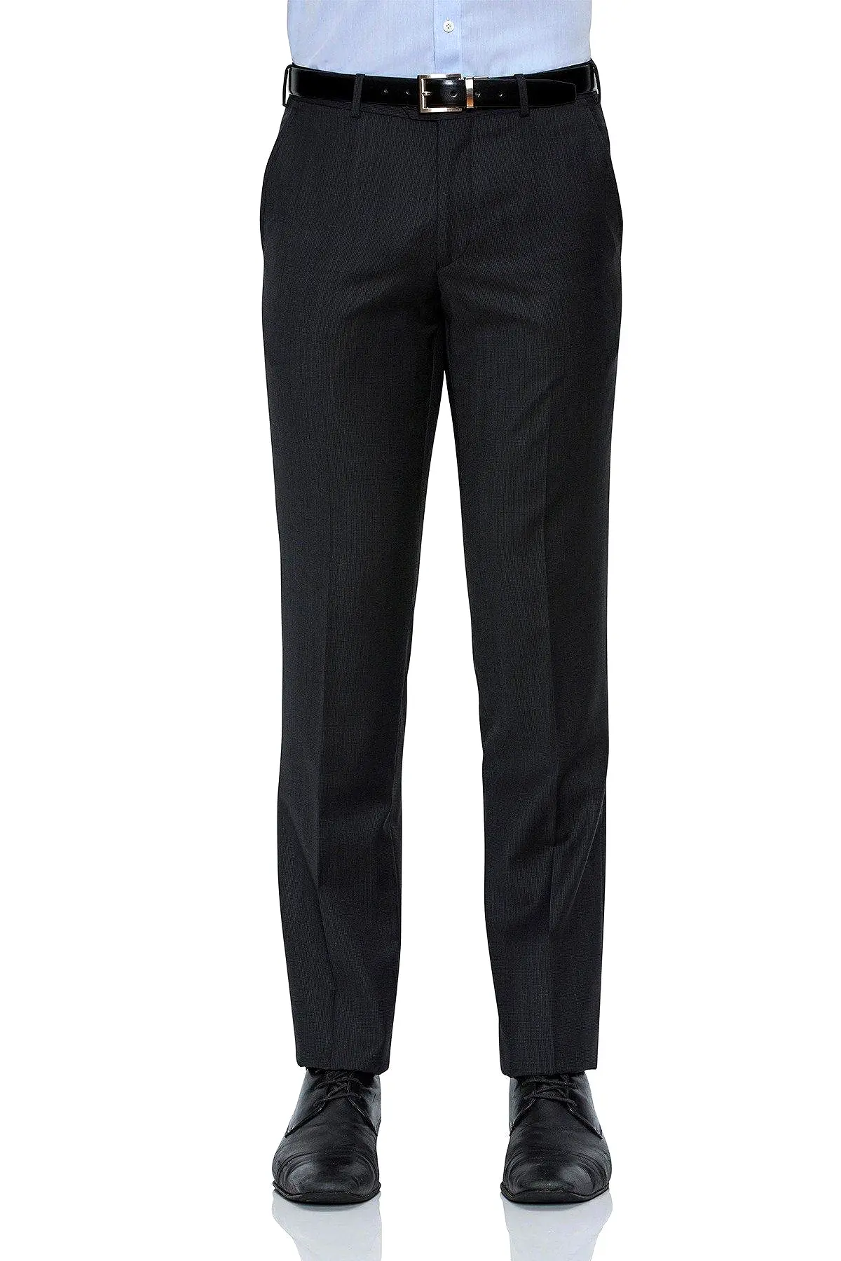 TEXTURED PLAIN TROUSER   INTERCEPT FCF302 CHA