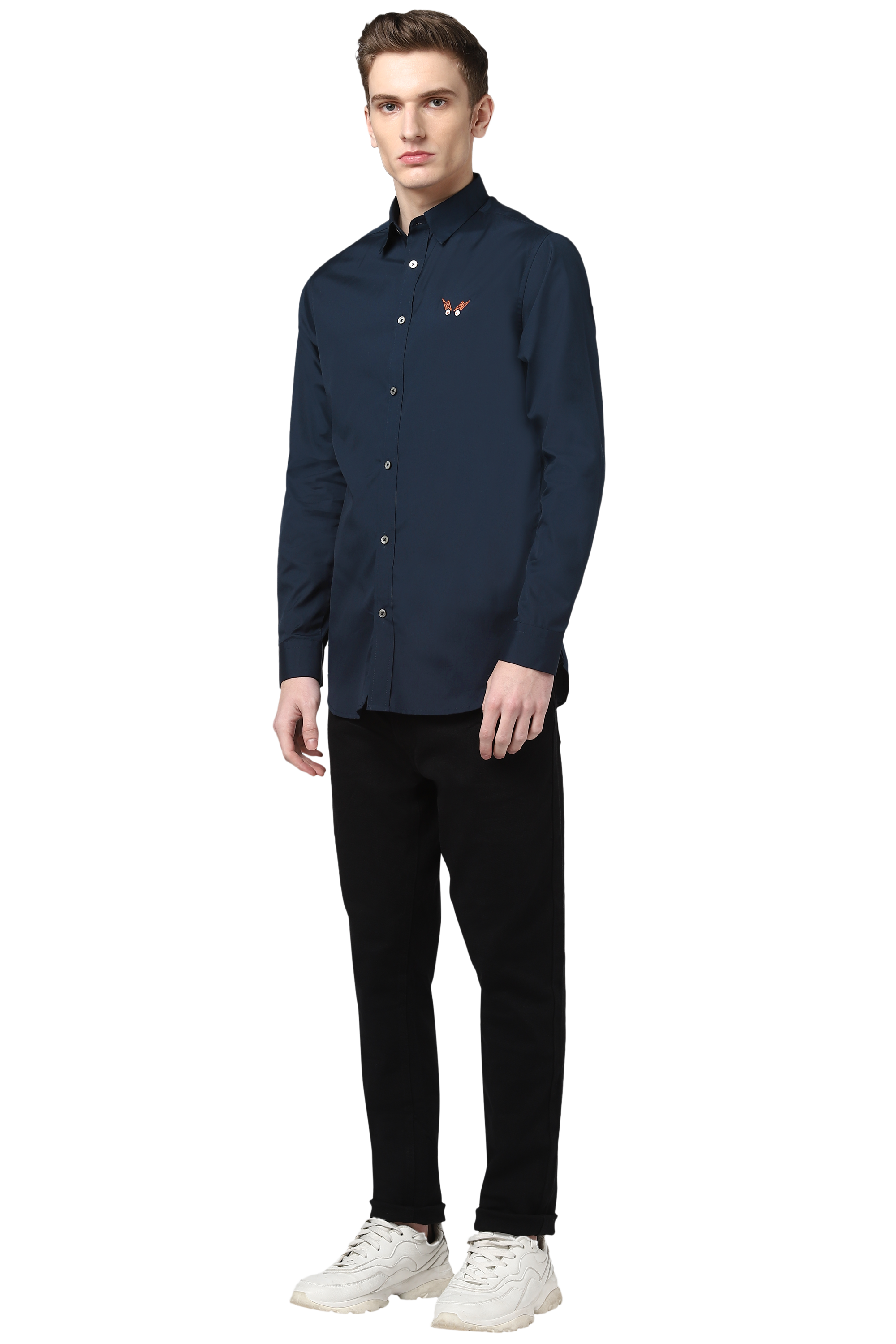 The Noo Shirt on Navy