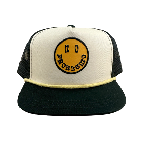 Tiny Whales No Problemo Natural / Black Trucker Hat