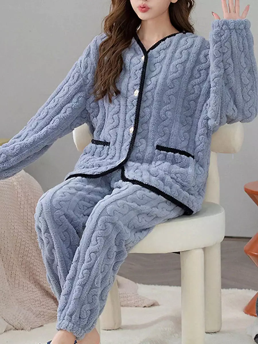 Ultimate Comfort Women's Fleece Loungewear Sets for Fall and Winter