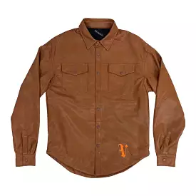 Valabasas “Solace” Wheat Leather Shirt