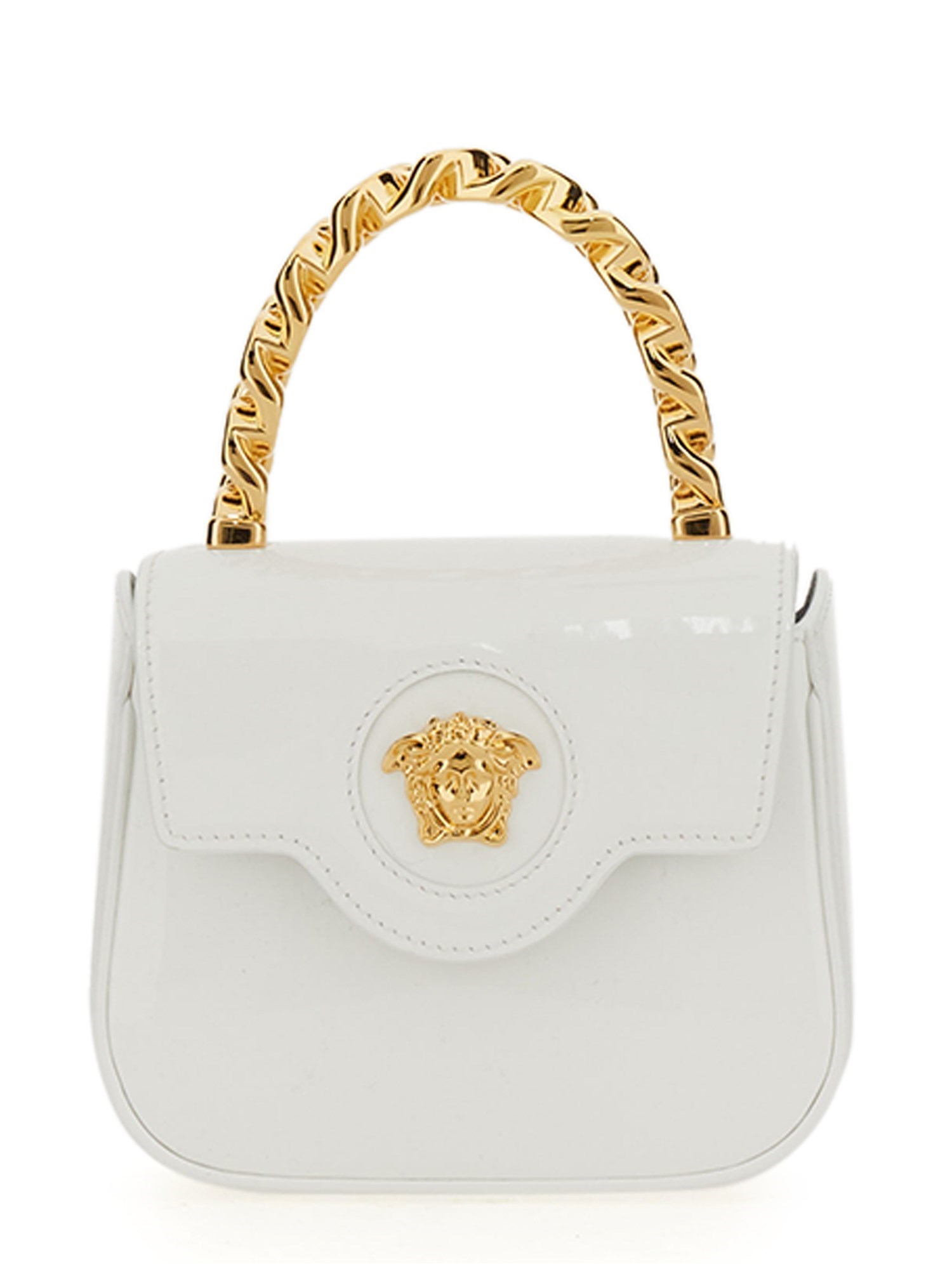 VERSACE    MINI LA MEDUSA LEATHER BAG