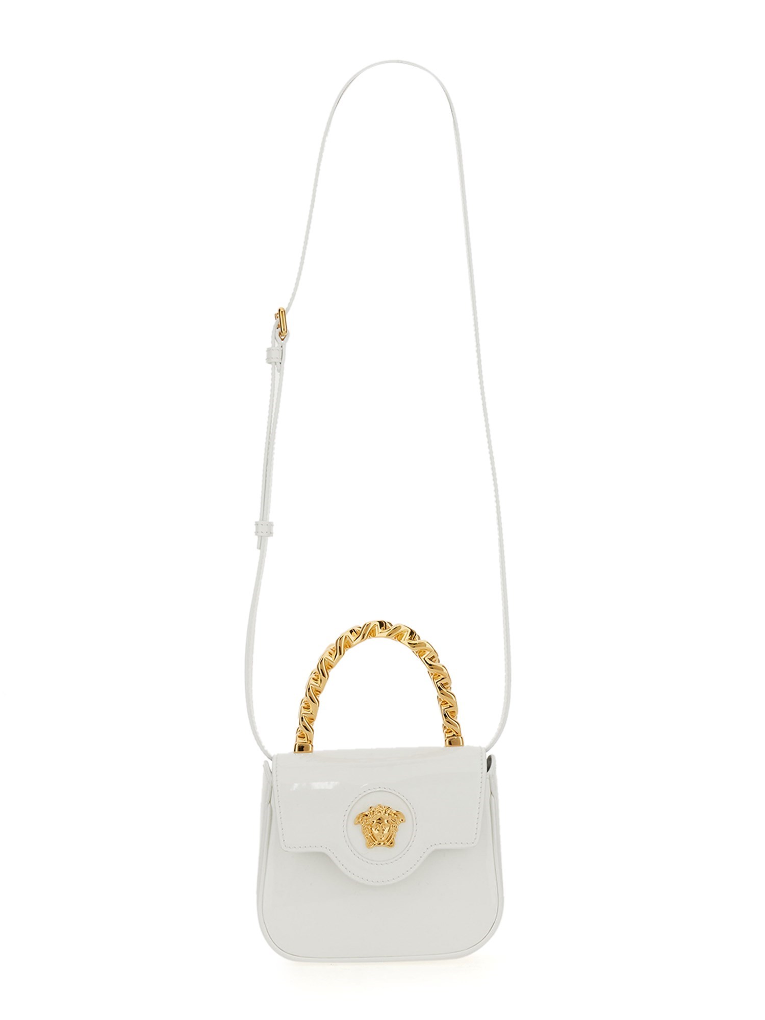 VERSACE    MINI LA MEDUSA LEATHER BAG