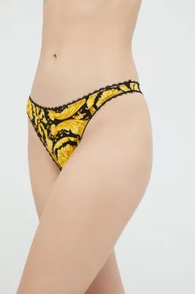 Versace thongs yellow color