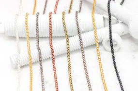 Wheat Chain - 3mm - By the Spool - ONLINE ONLY