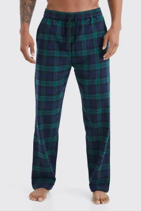 Woven Check Loungewear Pants