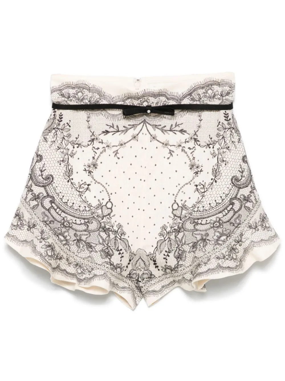 Zimmermann Crush Silk Blend Shorts